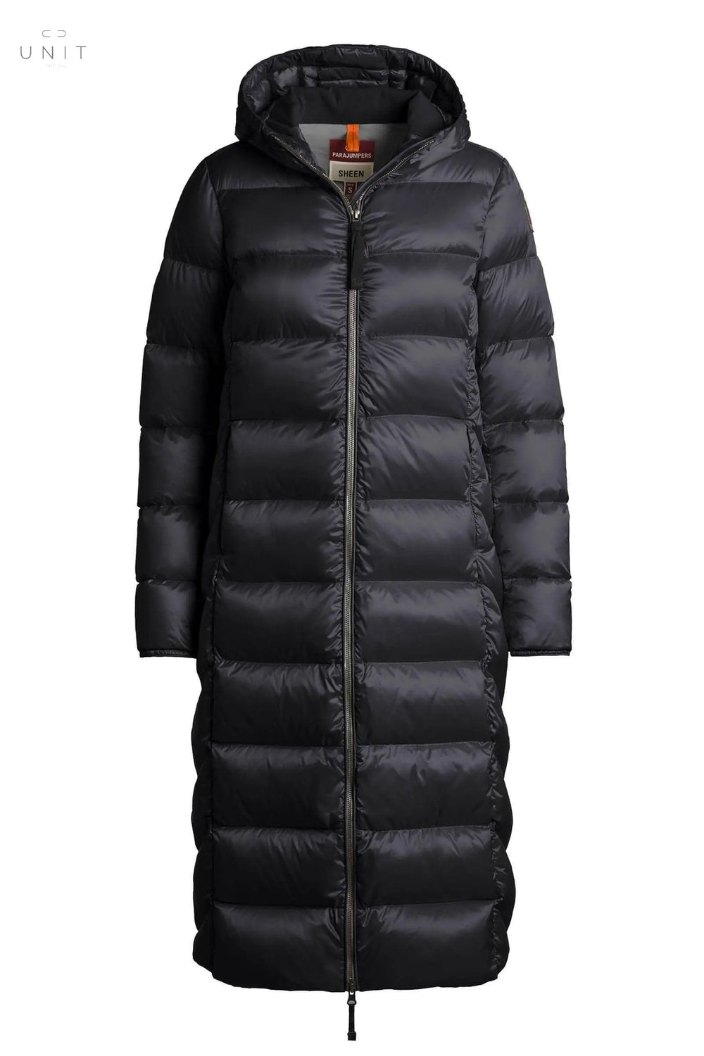 Parajumpers, LEAH - WOMAN,	HOODED DOWN COAT, grau