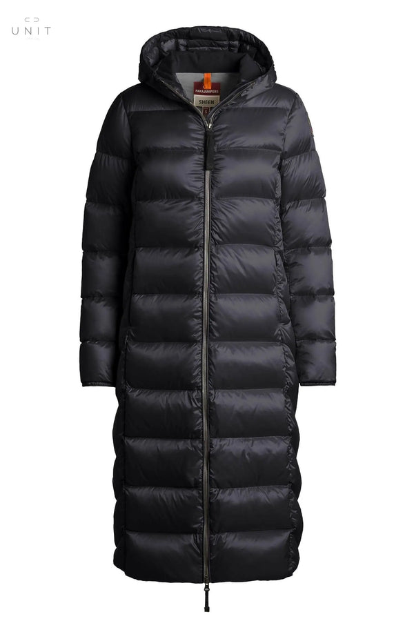 Parajumpers, LEAH - WOMAN,	HOODED DOWN COAT, grau