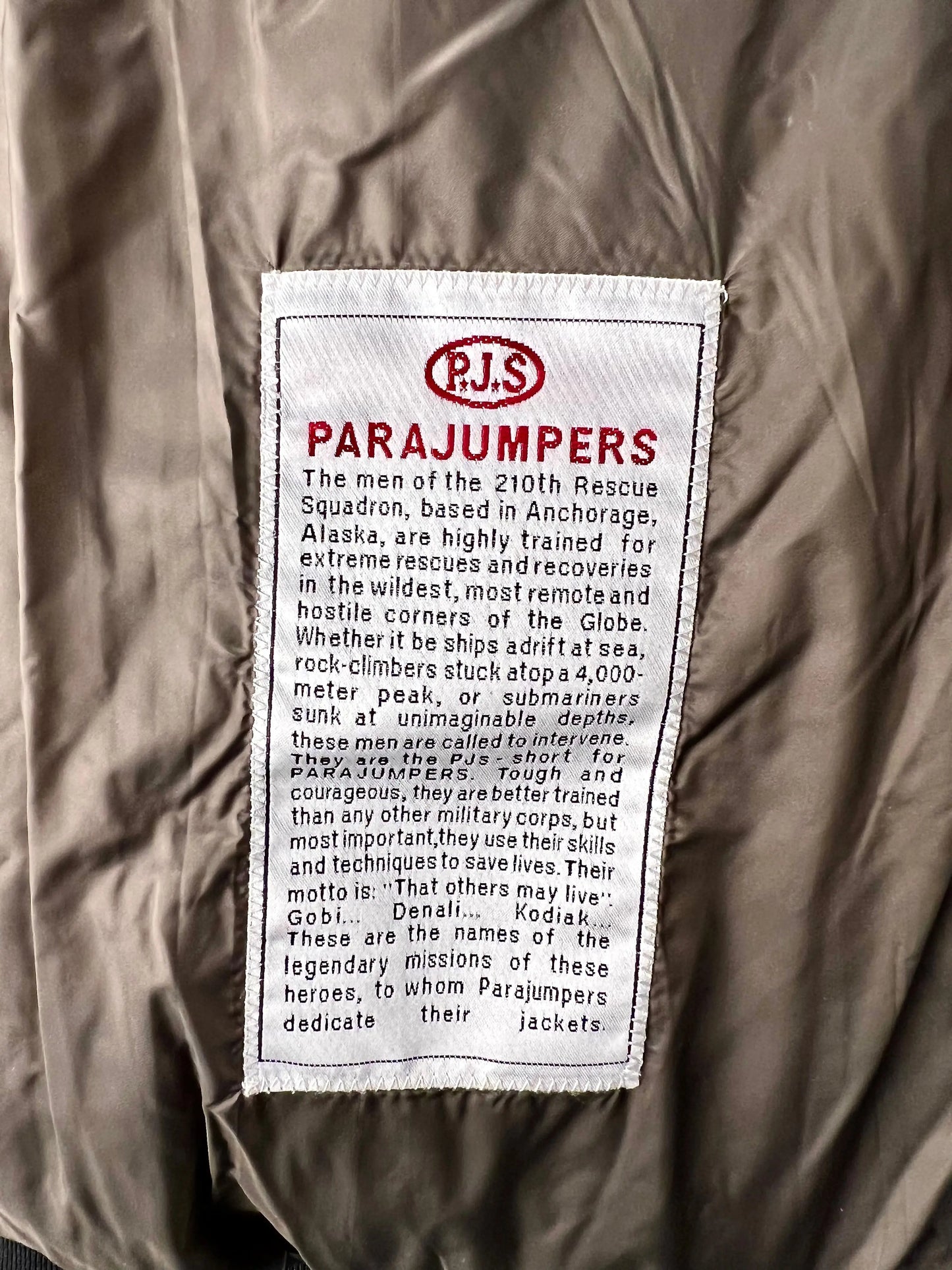 PJS Etikett Parajumpers PMJCKLE03 Alf leather black