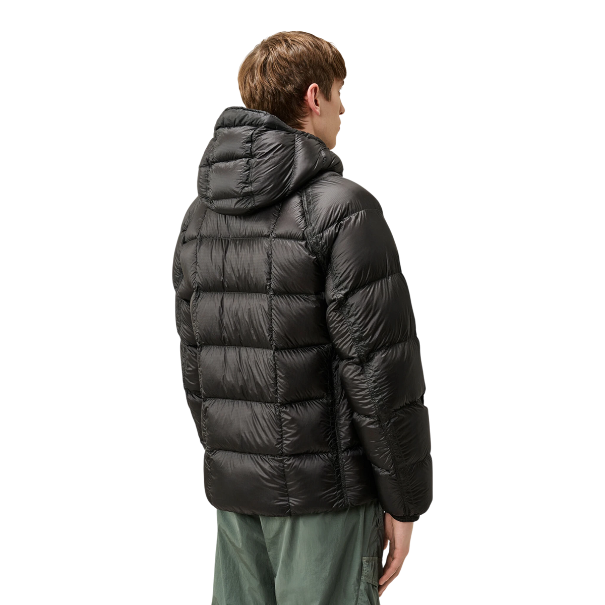 C.P. Company, schwarze D.D. Shell Daunenjacke Herren