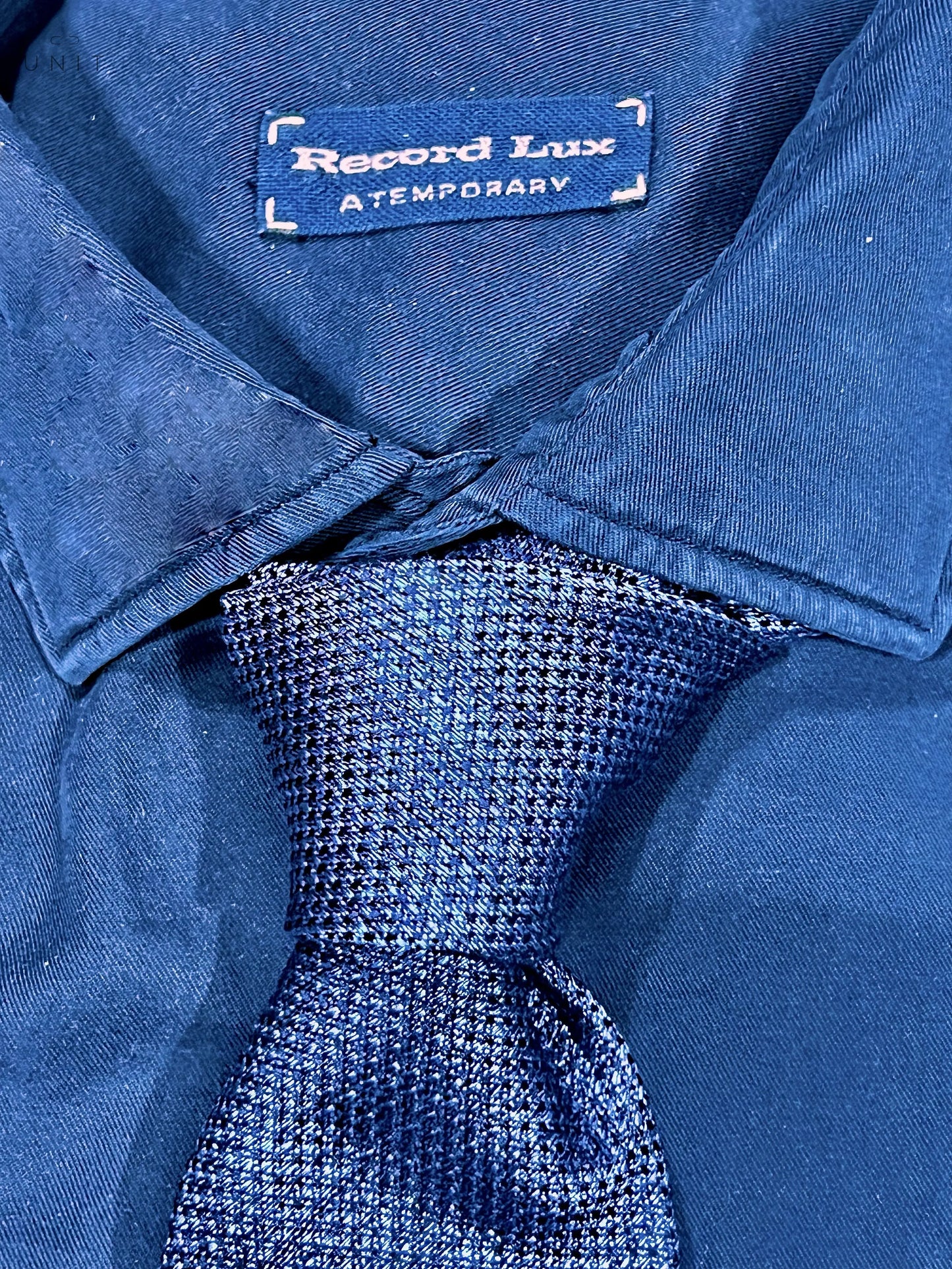 Ascot, Krawatte Wolle/ Seide, blau Ascot
