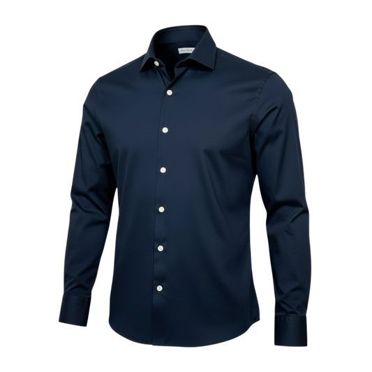 ソンリーサ、ファインジャージーシャツ、ネイビー