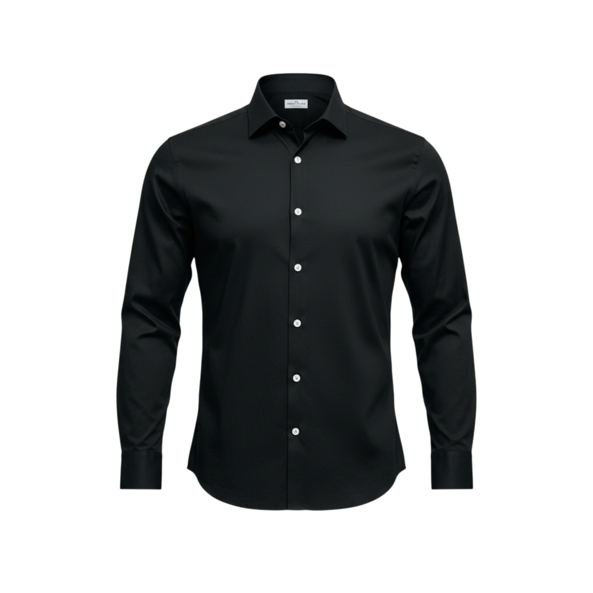 ソンリーサ、ファインジャージーシャツ、ブラック