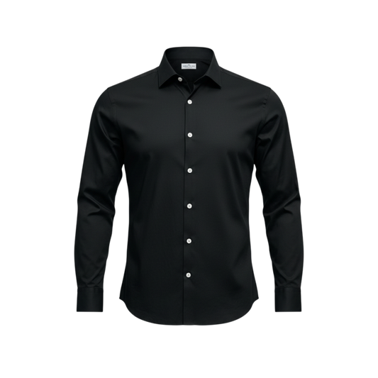 ソンリーサ、ファインジャージーシャツ、ブラック