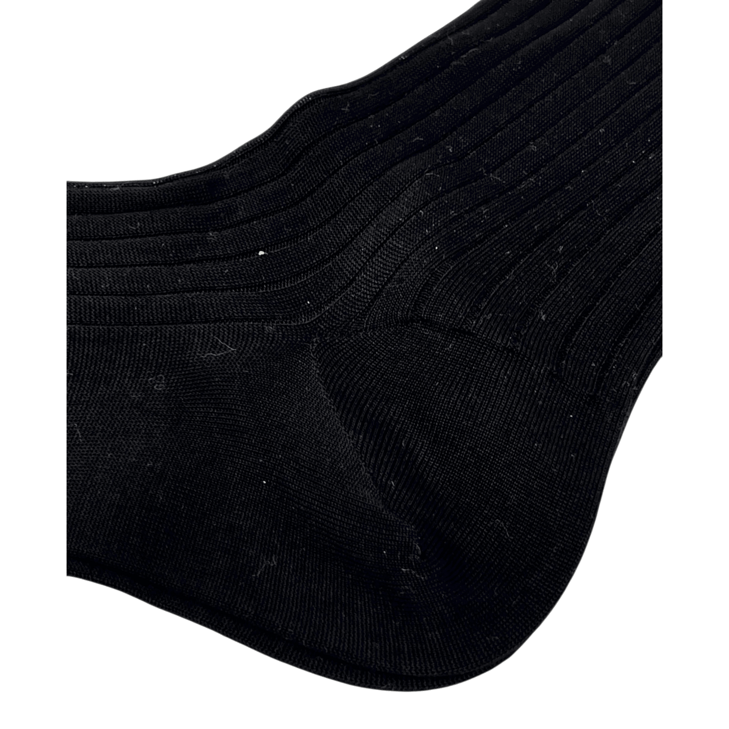 UNIT Hamburg - ANT45, RIB SHORT, Filoscozia Bio Cotton, black - ANT45