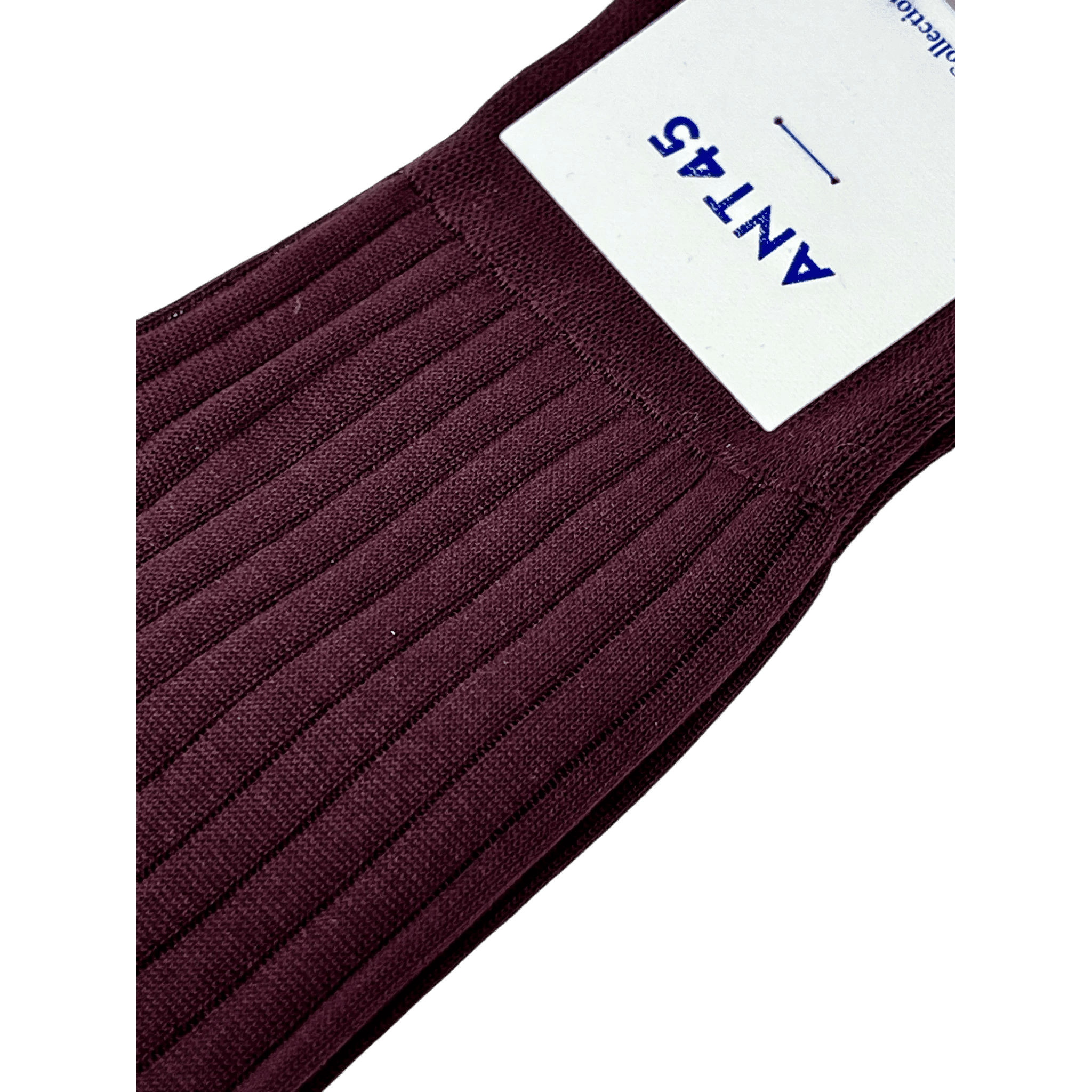 UNIT Hamburg - ANT45, RIB SHORT, Filoscozia Bio Cotton, bordeaux - ANT45