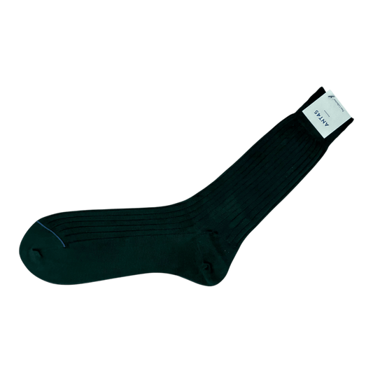 UNIT Hamburg - ANT45, RIB SHORT, Filoscozia Bio Cotton, dark green - ANT45