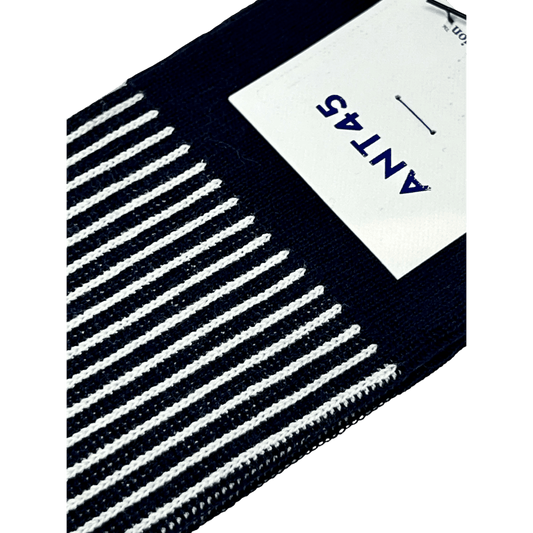 UNIT Hamburg - ANT45, STICK SHORT, Filoscozia Bio Cotton, Streifen navy blau - ANT45