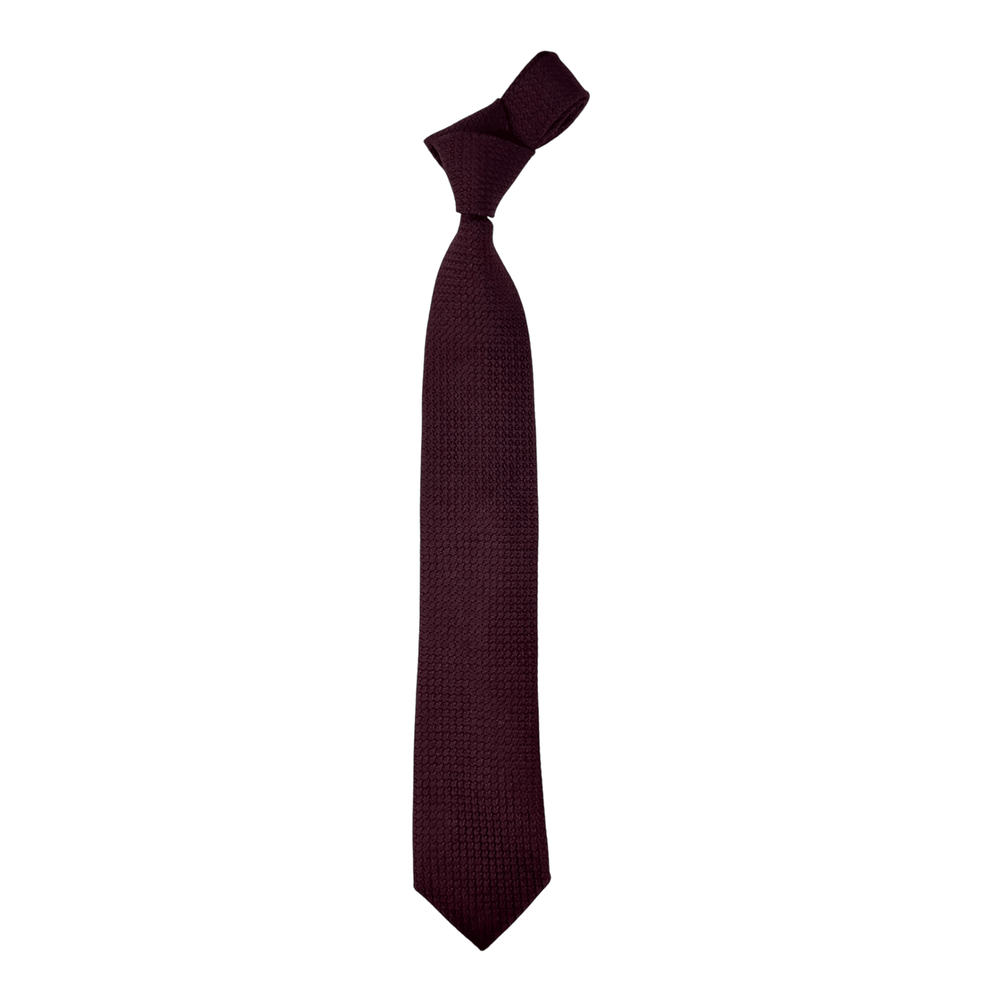 UNIT Hamburg - Ascot, Grenadine - Krawatte, Oxblood Rot - Ascot