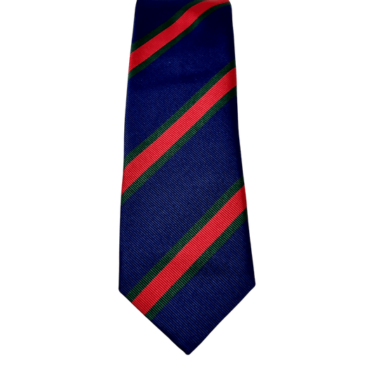 UNIT Hamburg - Ascot, Regimentskrawatte, blau - rot - grün - Ascot