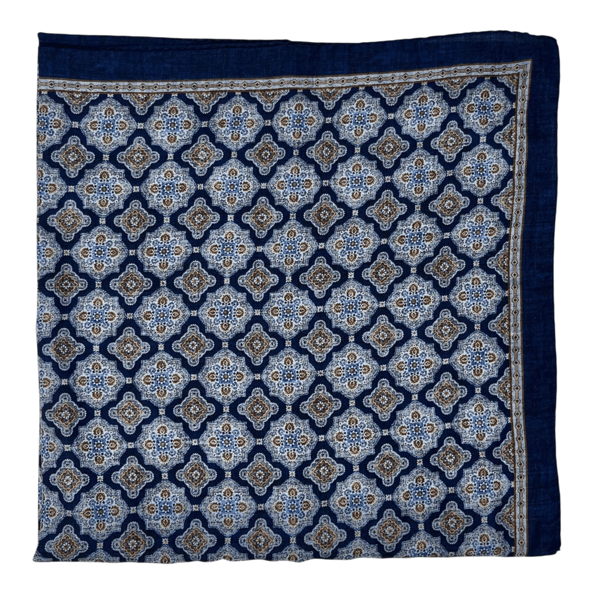 UNIT Hamburg - Ascot, Tuch oder Bandana mit maurischem Muster, blau 67x67cm - Ascot