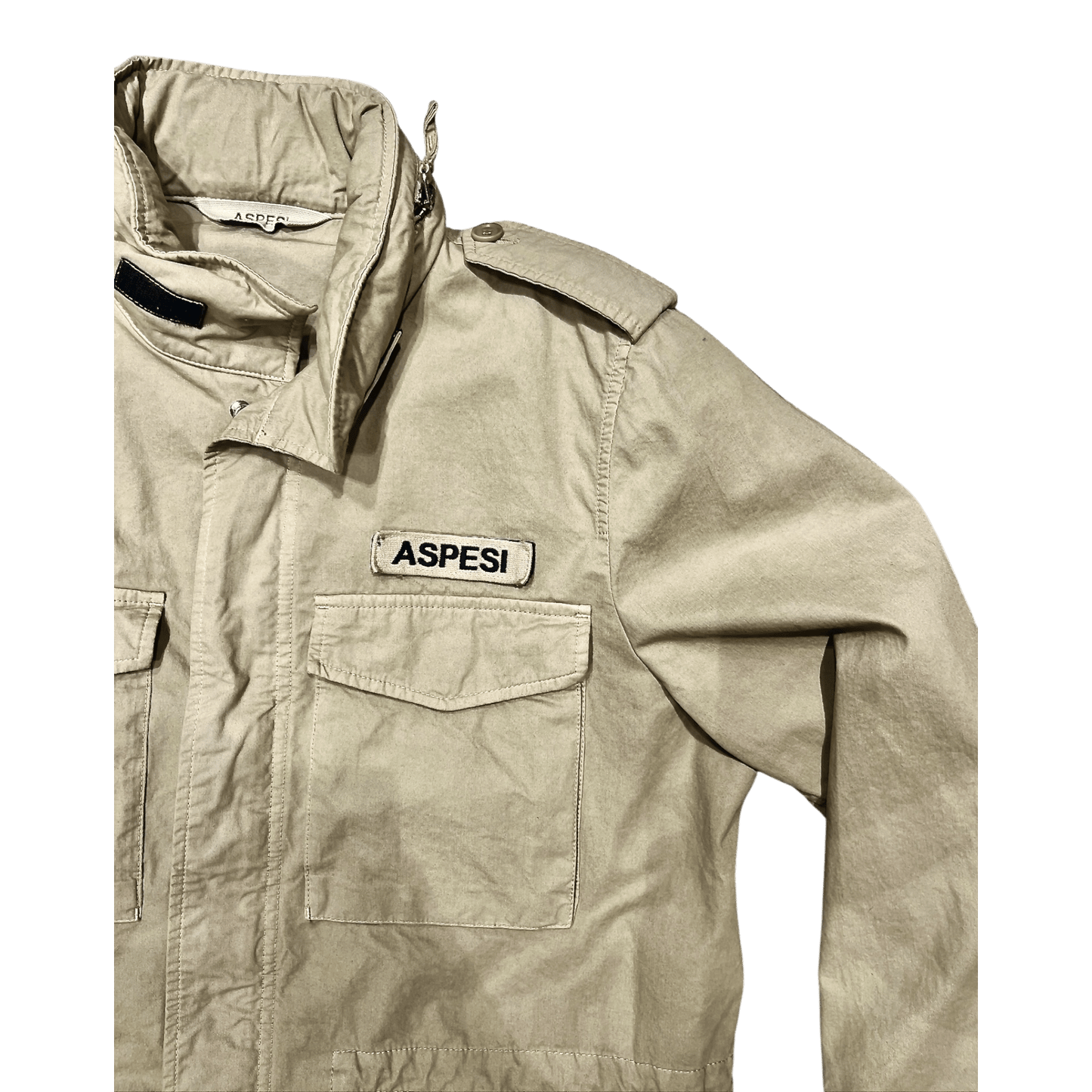 UNIT Hamburg - ASPESI Fieldjacket Dry Wax, Thermore - Wattierung, beige - ASPESI