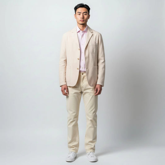 UNIT Hamburg - ASPESI, Hose Lyocell/Leinen/Baumwolle, Naturale - ASPESI