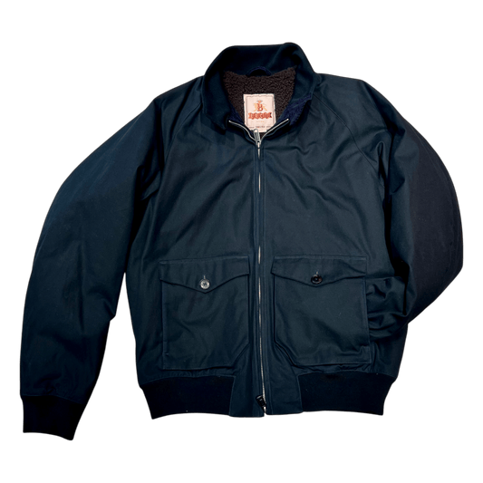 UNIT Hamburg - Baracuta, G9 Harrington, Wachsjacke, Hamburger Blau, dark navy - Baracuta