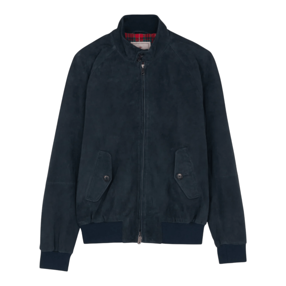 UNIT Hamburg - Baracuta G9 Suede navy – Harrington Jacke, navy - Baracuta