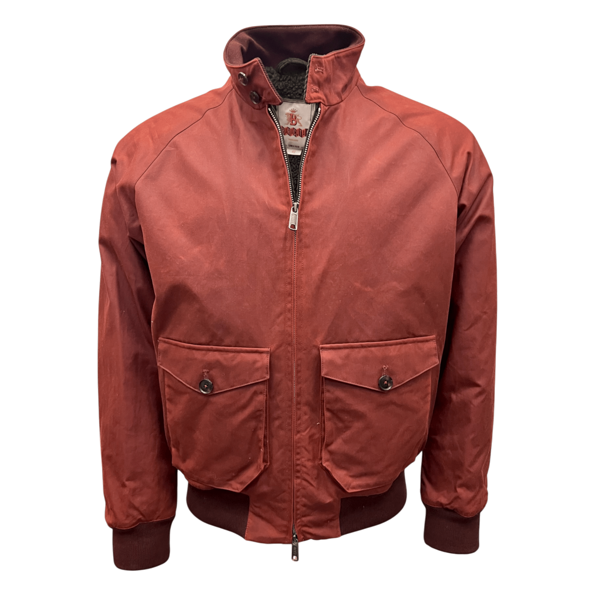 UNIT Hamburg - Baracuta, Wachjacke, kurz, andorra rot - Baracuta