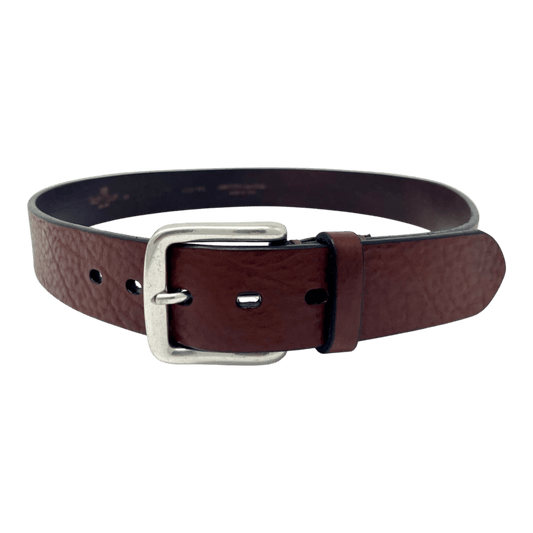 UNIT Hamburg - Basic Glattleder - Gürtel | zeitlos, Patina, helleres braun - Fausto Colato