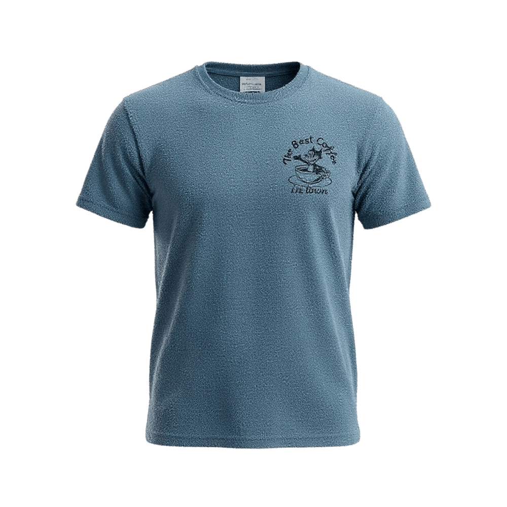 UNIT Hamburg - Bowery NYC, Best Coffee Heavy Jersey T‑Shirt, blau - Bowery NYC