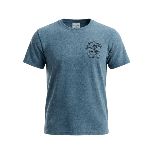 UNIT Hamburg - Bowery NYC, Best Coffee Heavy Jersey T‑Shirt, blau - Bowery NYC