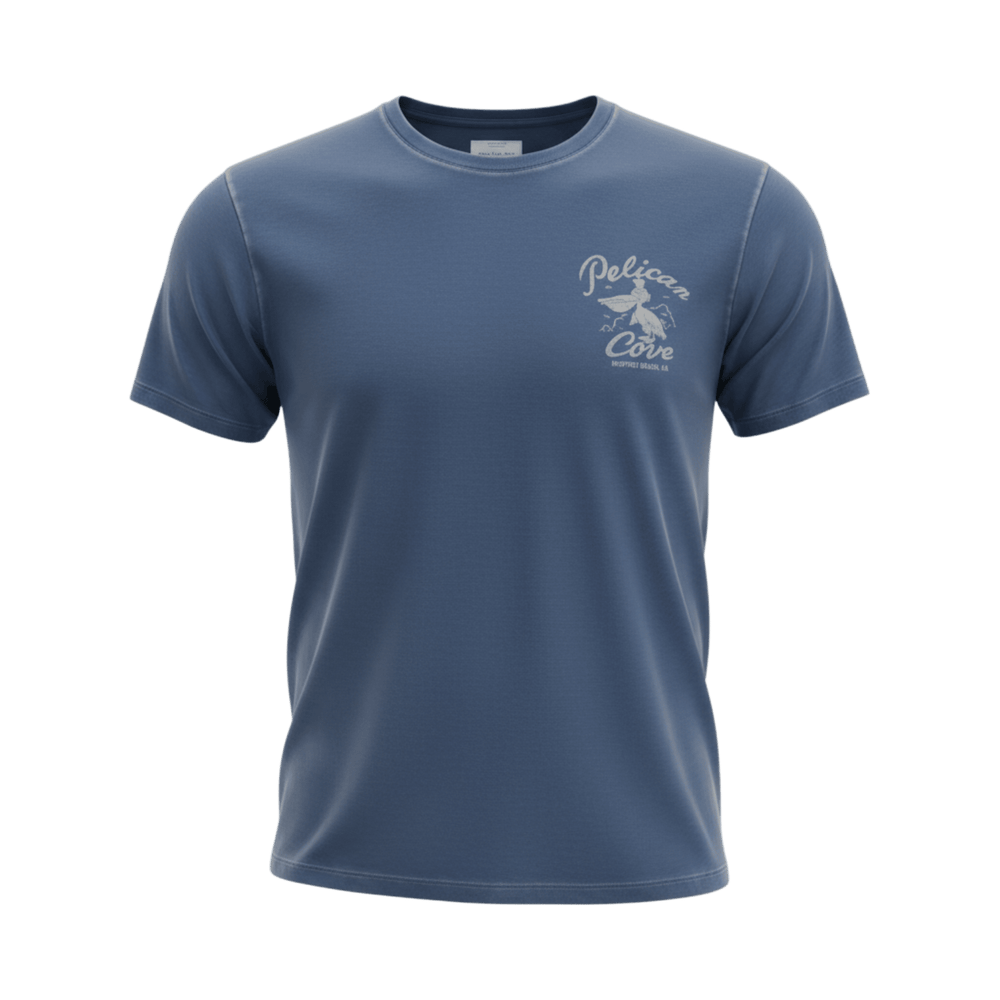 UNIT Hamburg - Bowery NYC, ペリカン・コーブ・ヴィンテージTシャツ, ブルー - Bowery NYC