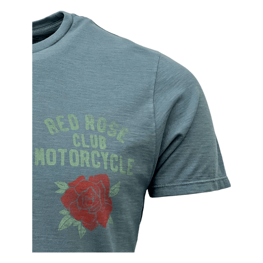 Bowery NYC, Red Rose T-Shirt, shark grau - UNIT Hamburg