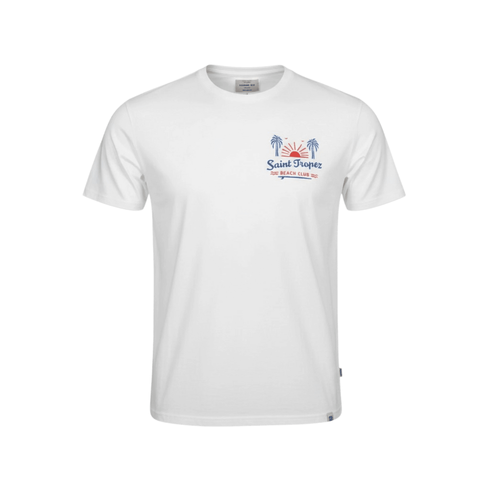 UNIT Hamburg - Bowery NYC, Saint Tropez Vintage Jersey T‑Shirt, weiß - Bowery NYC
