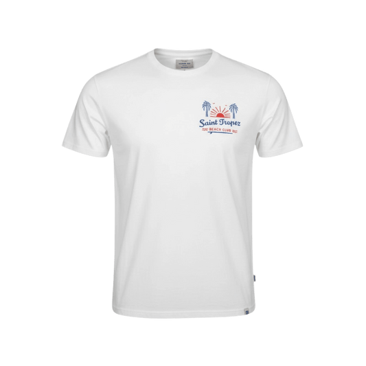 UNIT Hamburg - Bowery NYC, Saint Tropez Vintage Jersey T‑Shirt, weiß - Bowery NYC