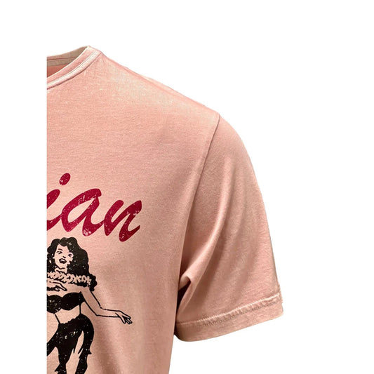 Bowery NYC, T-Shirt, Hawaiian Paradise Vintage Jersey, washed korall - UNIT Hamburg