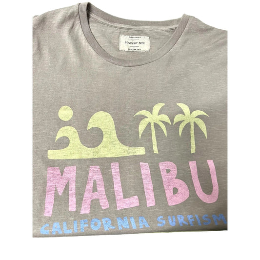 Bowery NYC, T-Shirt, Malibu California Vintage Jersey, mineral smoke - UNIT Hamburg