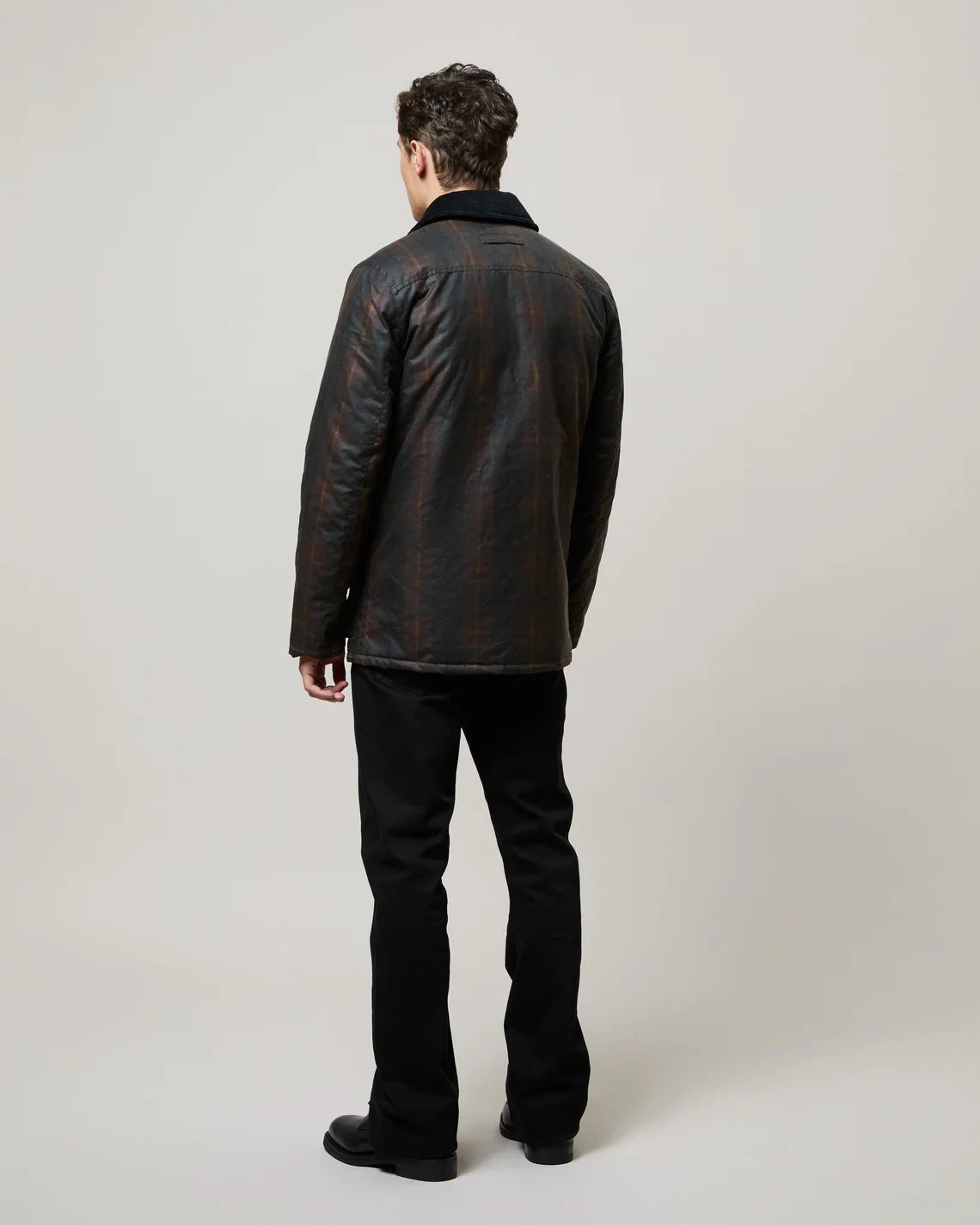 Brixtol, Curtis Waxed Jacket, braunes Karo - UNIT Hamburg