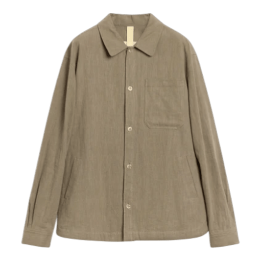 UNIT Hamburg - Brixtol Frank Linen Overshirt – Leinen/Baumwolle, schlamm - Brixtol Textiles