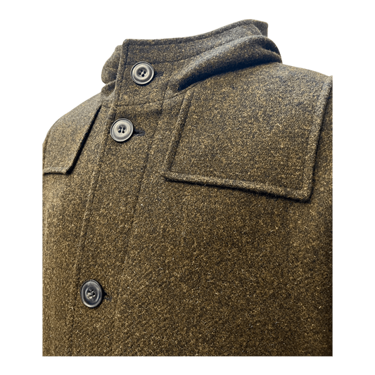 UNIT Hamburg - Brixtol Lachlan Mantel – Mantel aus recyceltem Fleece, brown - Brixtol Textiles