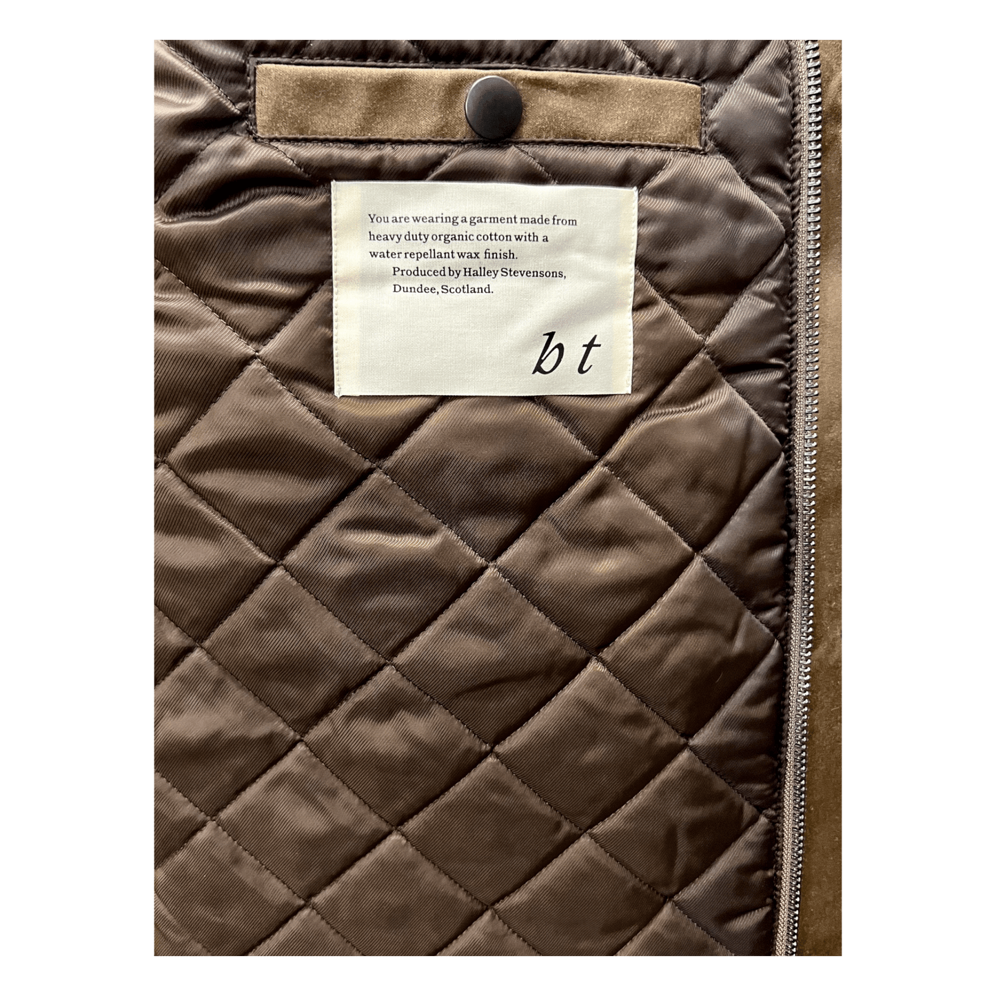 UNIT Hamburg - Brixtol Textiles, Curtis, Wachsjacke, dunkelbeige - Brixtol Textiles