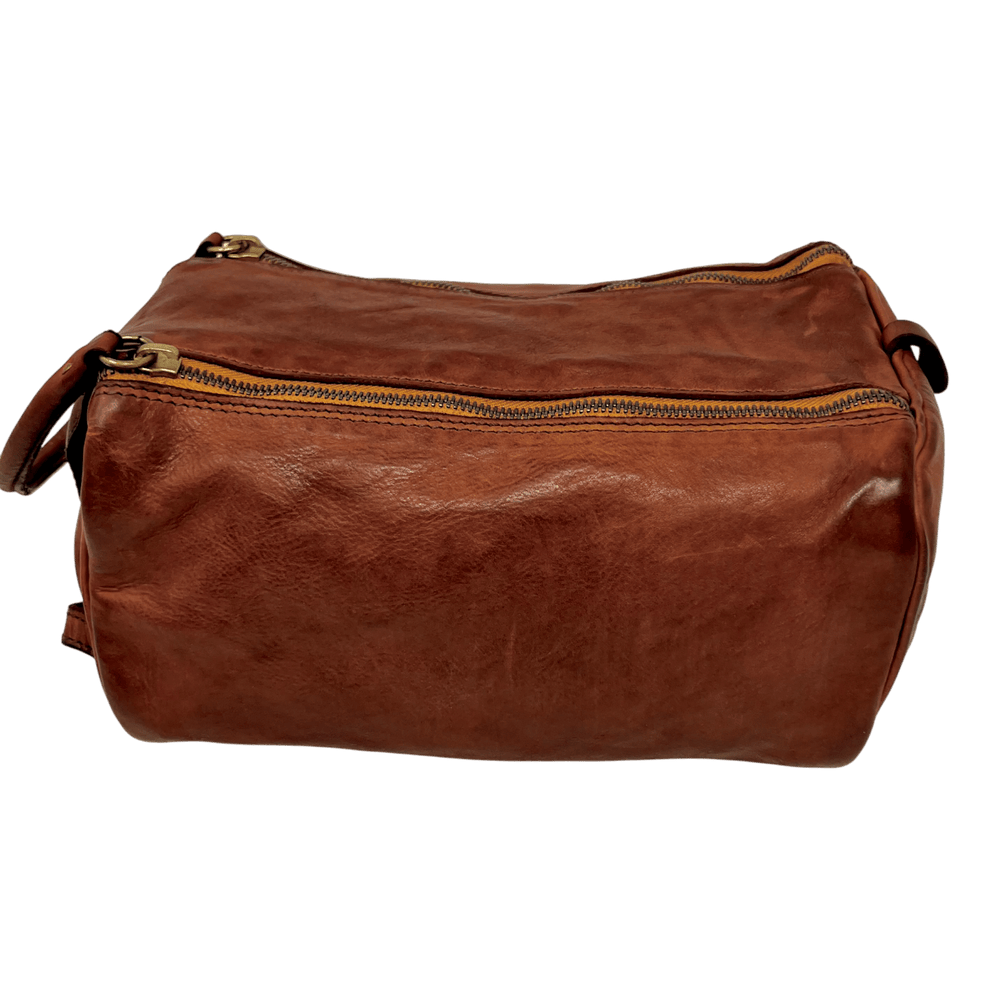 UNIT Hamburg - Campomaggi Beauty Bag – Leder - Kulturbeutel, cognac - Campomaggi