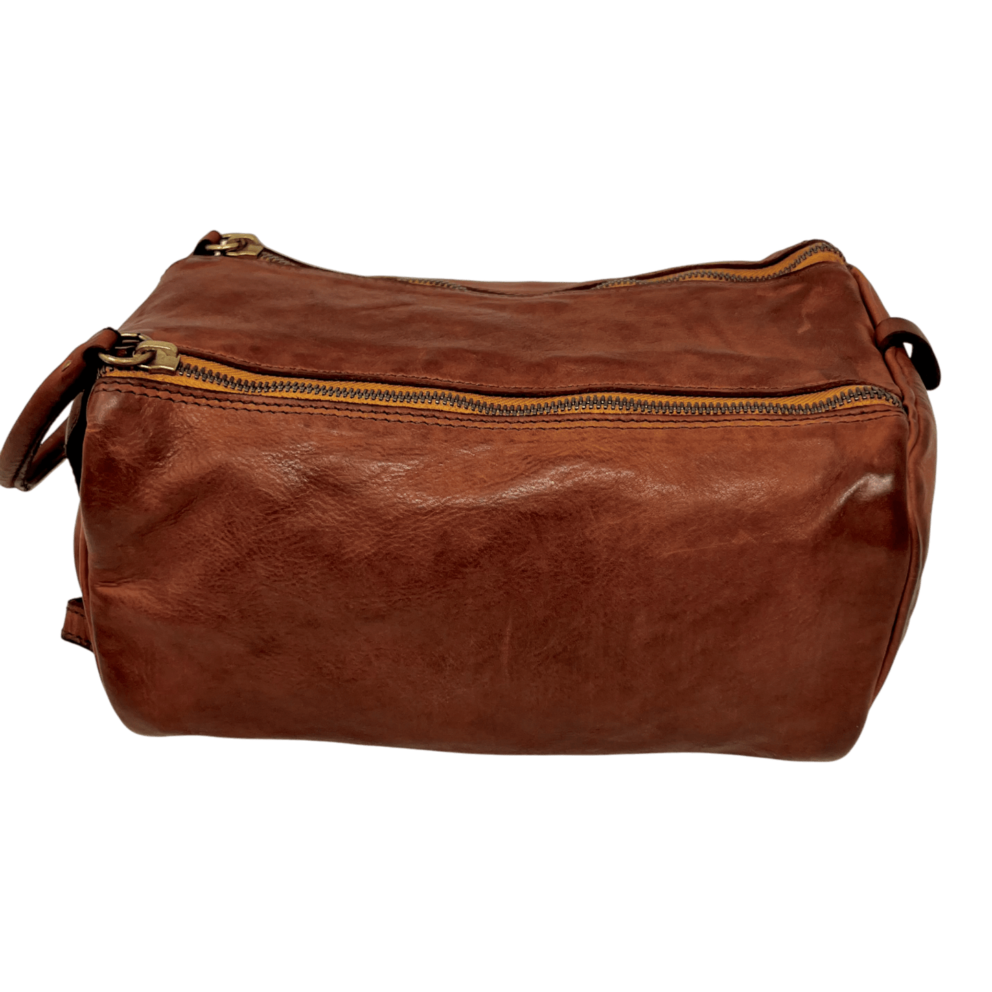 UNIT Hamburg - Campomaggi Beauty Bag – Leder - Kulturbeutel, cognac - Campomaggi