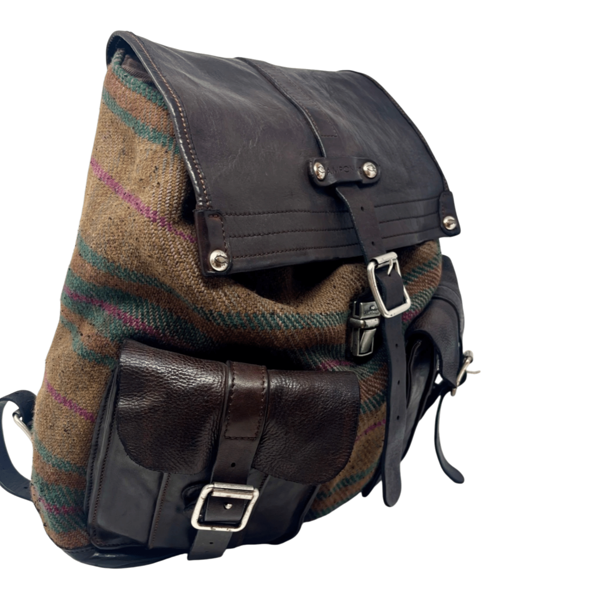 UNIT Hamburg - Campomaggi, Tartan Rucksack, mittel | Leder & Wolle - Campomaggi