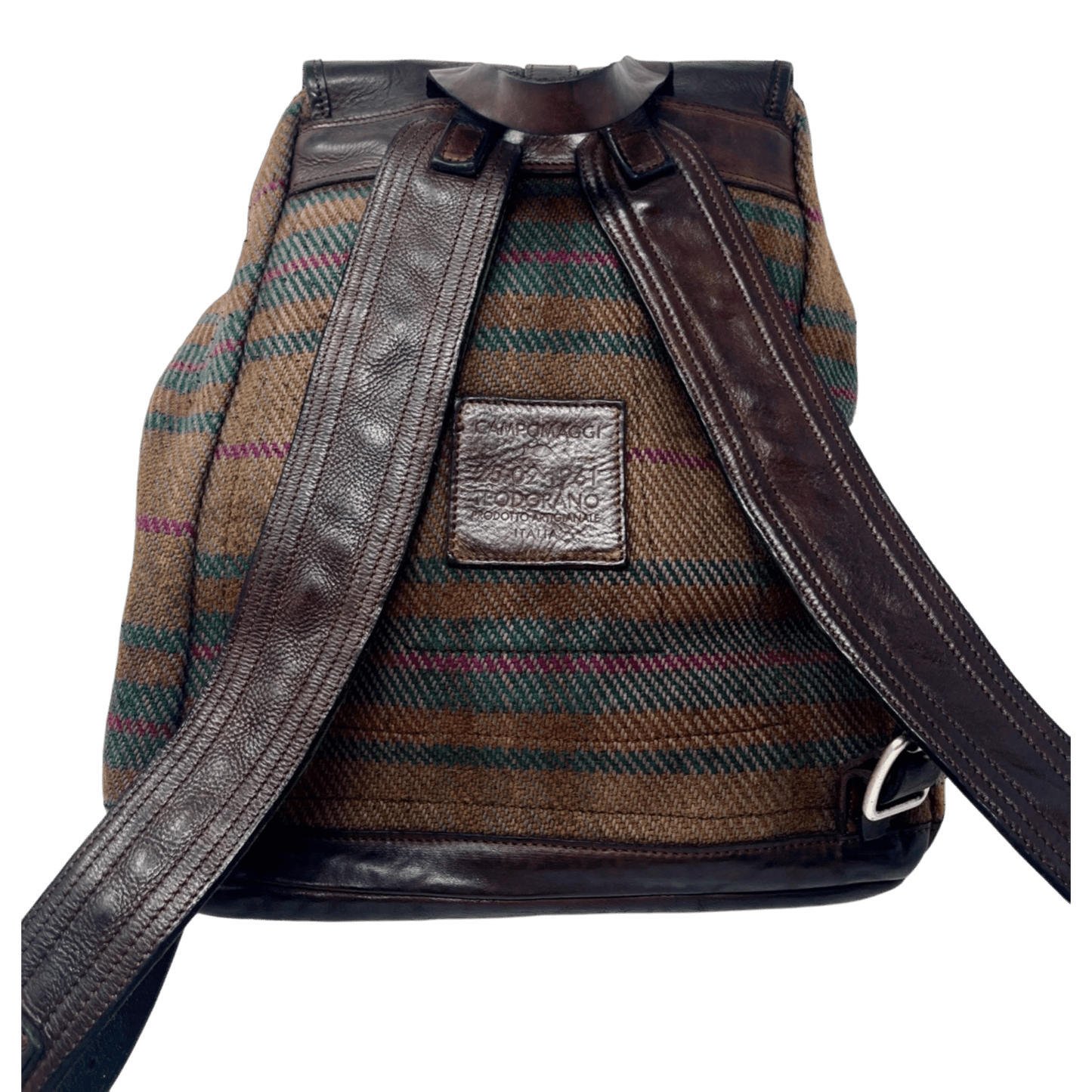 UNIT Hamburg - Campomaggi, Tartan Rucksack, mittel | Leder & Wolle - Campomaggi