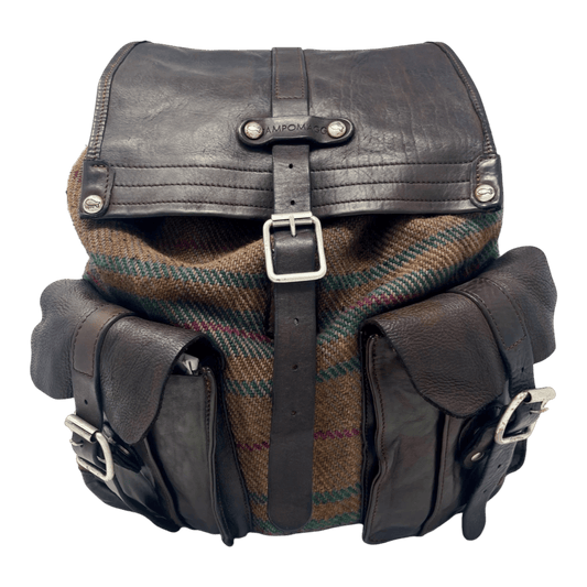UNIT Hamburg - Campomaggi, Tartan Rucksack, mittel | Leder & Wolle - Campomaggi