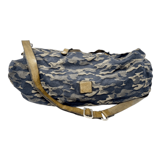 UNIT Hamburg - Campomaggi, Weekend Bag Camouflage, Baumwolle/leder schwarz oliv - Campomaggi