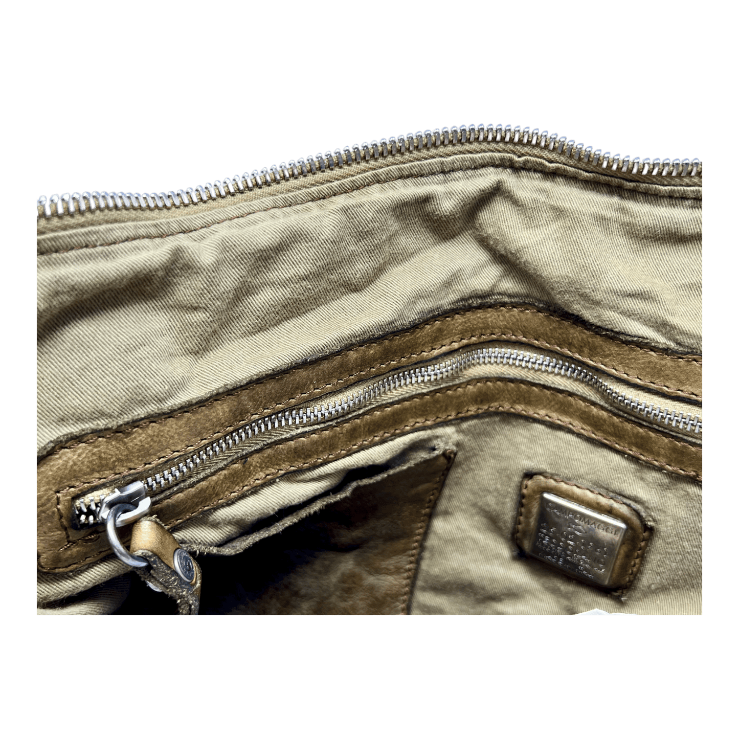 UNIT Hamburg - Campomaggi, Weekend Bag Camouflage, Baumwolle/leder schwarz oliv - Campomaggi