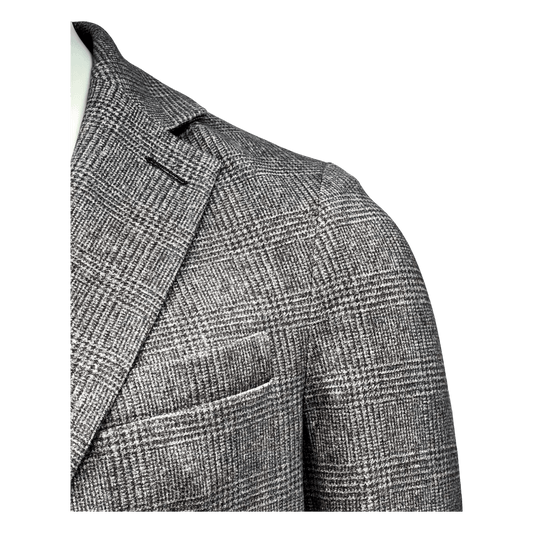 Circolo 1901, Glencheck Flanell Jersey, Blazer, grau - UNIT Hamburg