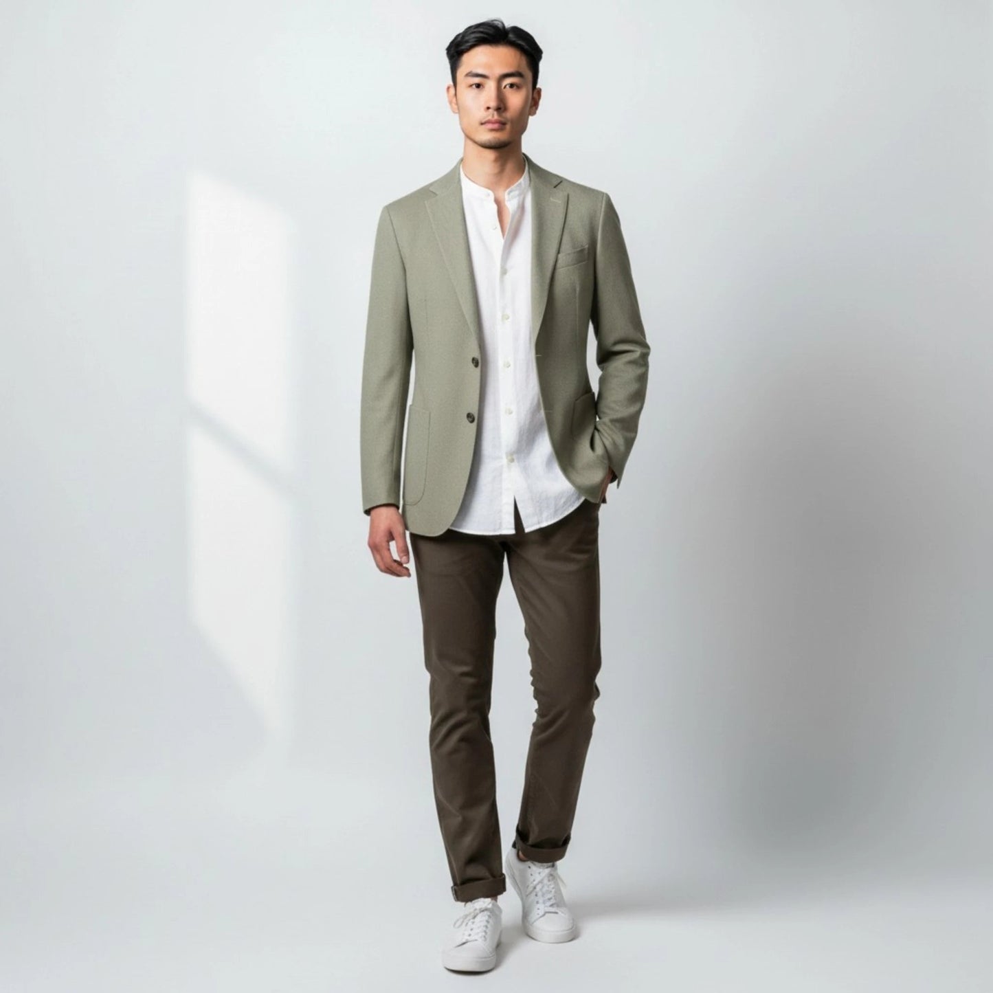 UNIT Hamburg - Circolo 1901, Jersey‑Sakko CN5230 Piqué‑Print, hellbeige - Circolo 1901