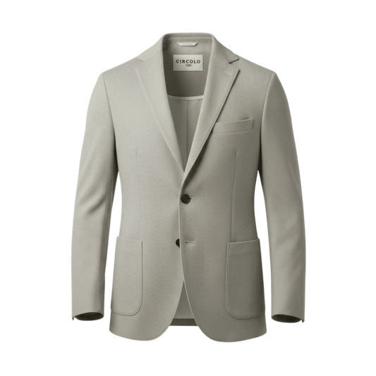 UNIT Hamburg - Circolo 1901, Jersey‑Sakko CN5230 Piqué‑Print, hellbeige - Circolo 1901