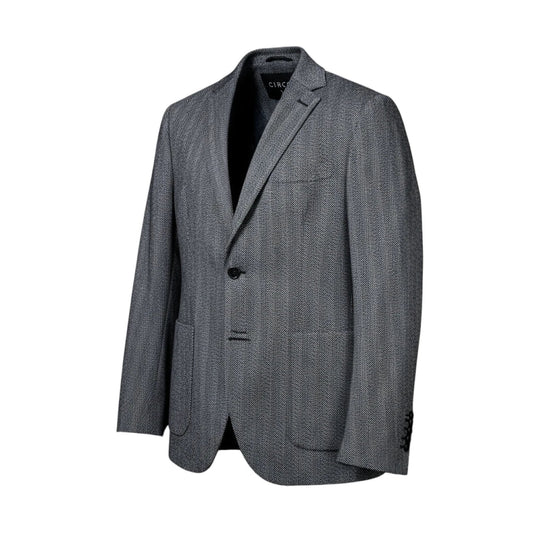 UNIT Hamburg - Circolo 1901, Sakko Herringbone, Wolle/Baumwolle, grau - Circolo 1901