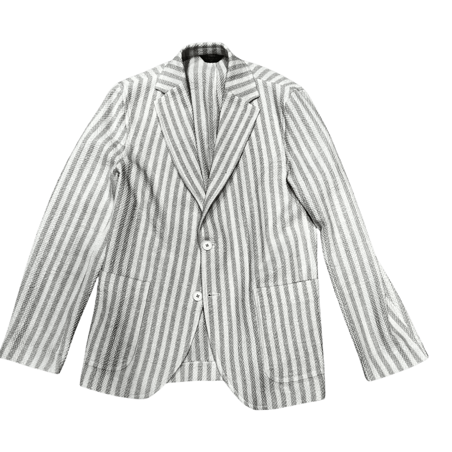 UNIT Hamburg - Circolo 1901, sommerliches Leinen Sakko gestreift, hellsand - Circolo 1901