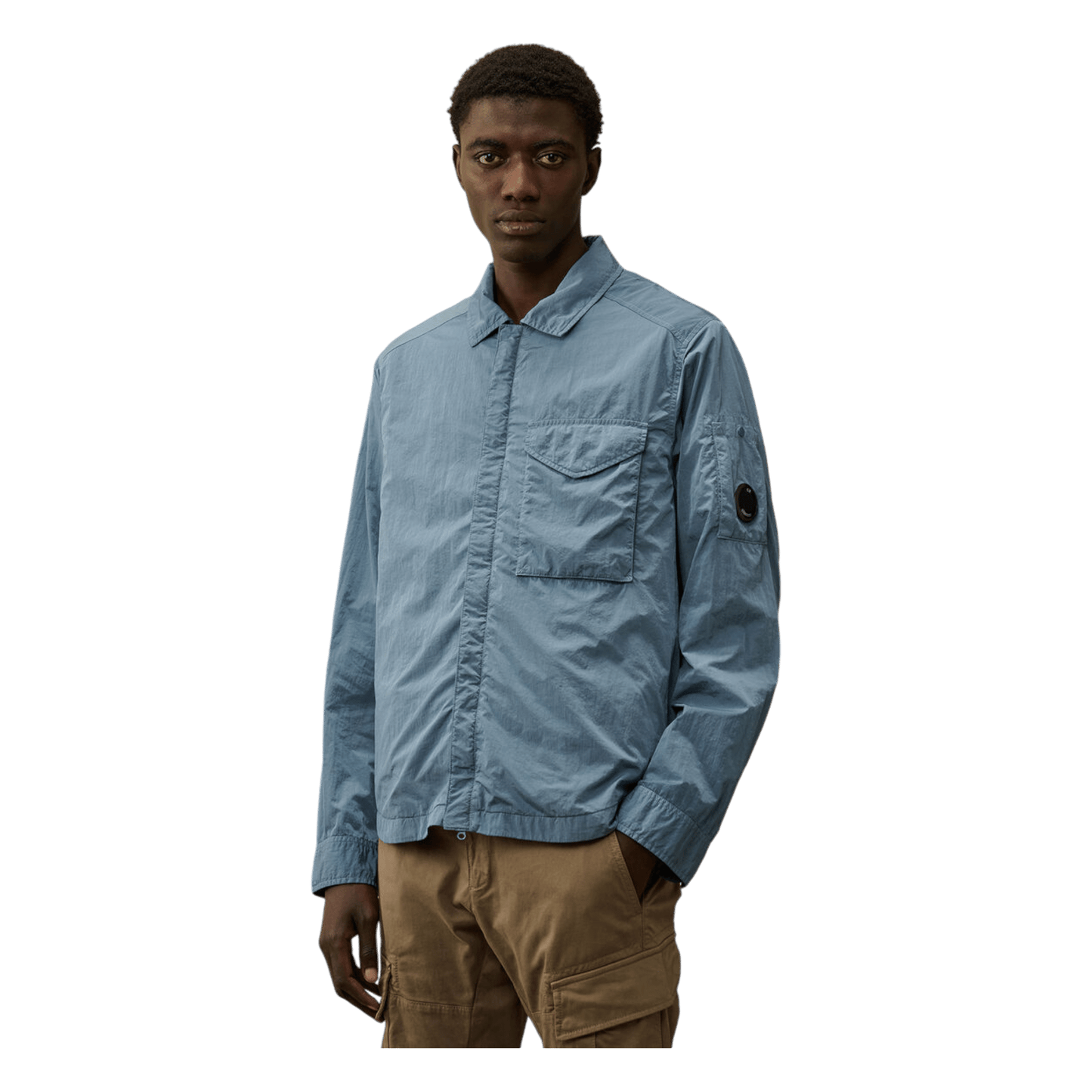 C.P. Company, Chrome - R, Overshirt, flint stone, bleu - UNIT Hamburg