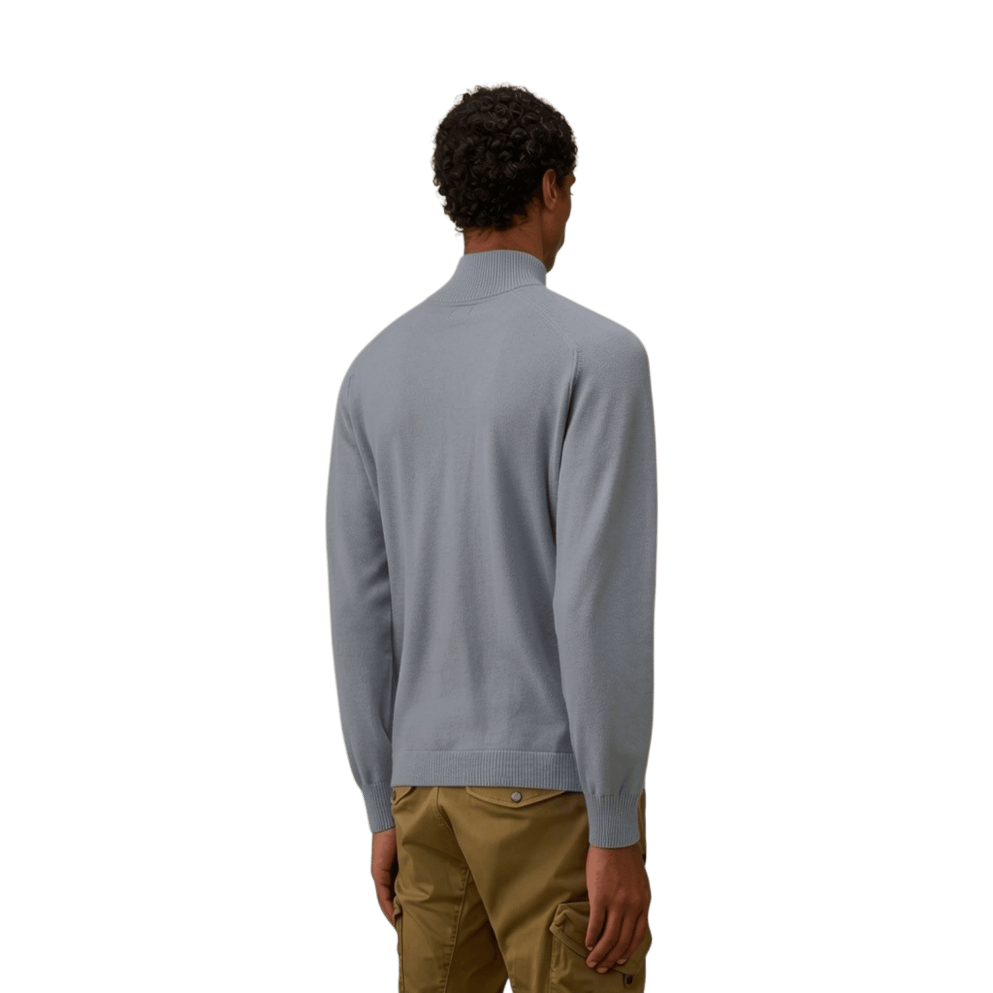 UNIT Hamburg - C.P. Company Cotton Crepe Half Zip – Gunmetal grau - C.P. Company