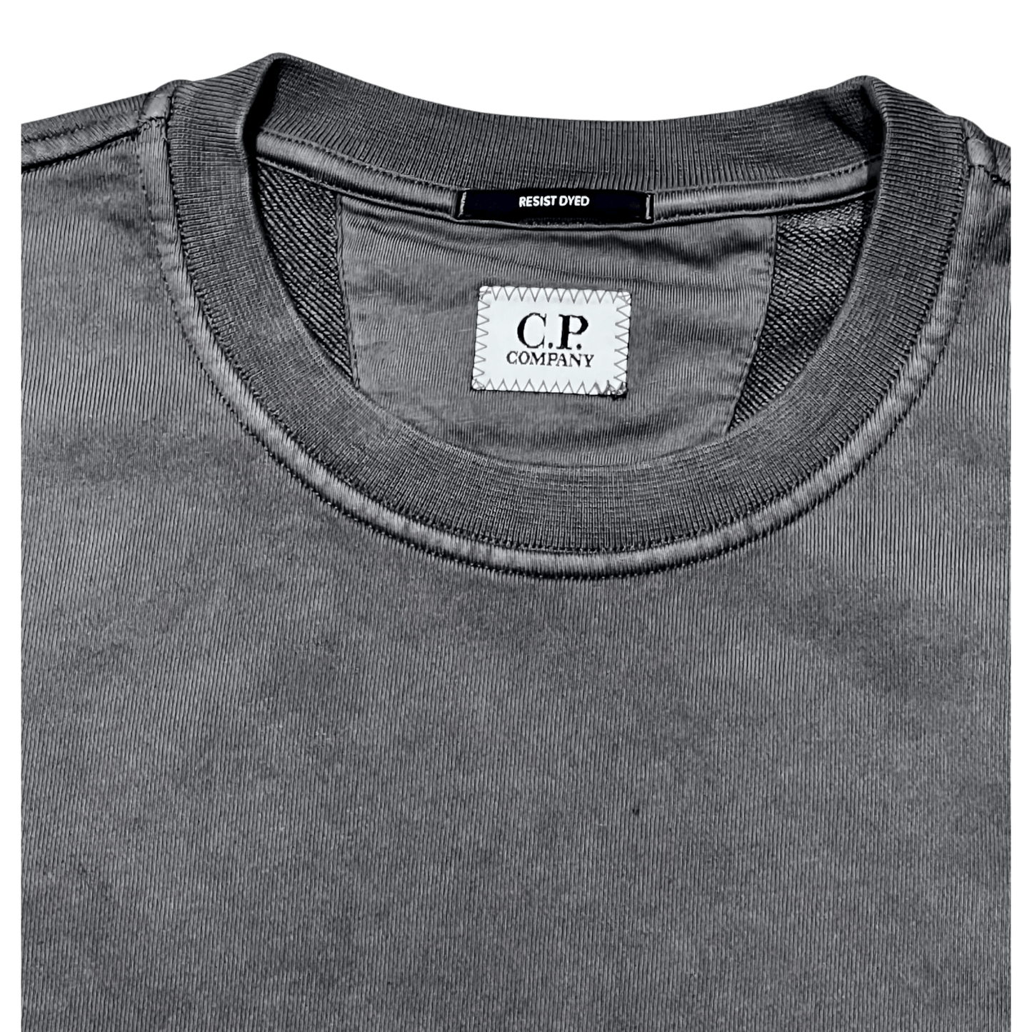 UNIT Hamburg - C.P. Company Diagonal Crew Neck – Dyed Sweat, grau - C.P. Company