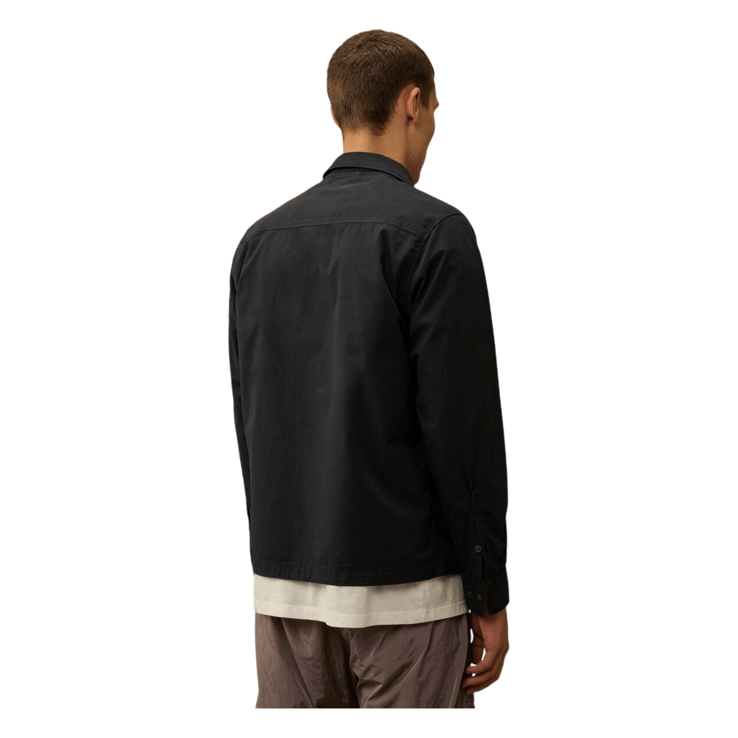 C.P. Company, Gabardine Zipped Overshirt, night shade - UNIT Hamburg