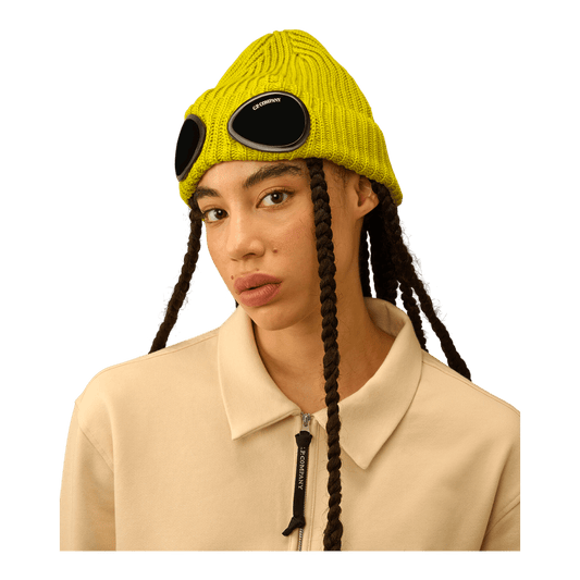 UNIT Hamburg - C.P. Company Goggle Beanie – gelbgrün | UNIT Hamburg - C.P. Company